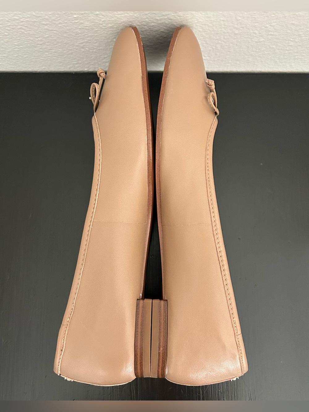 Sam Edelman Alie Ballerina Slip-On Ballet Flats Size 9.5 French Sand Leather Tan - Picture 7 of 11